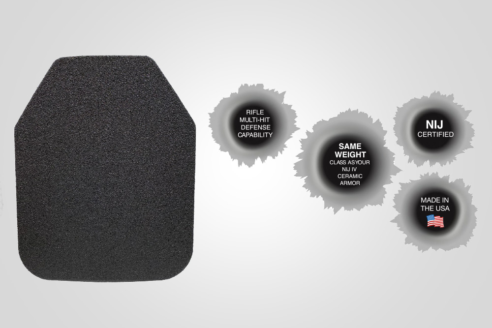 UAS H2101 Level III+ Plate- OUTER TACTICAL SHIELDS