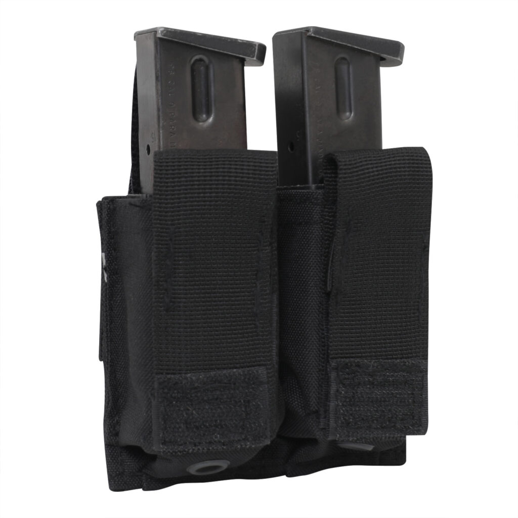 Rothco Universal Double Mag Rifle Pouch - MOLLE Compatible, Holds 4 AR Or 2 AK Mags, Hook & Loop Closure - View #3